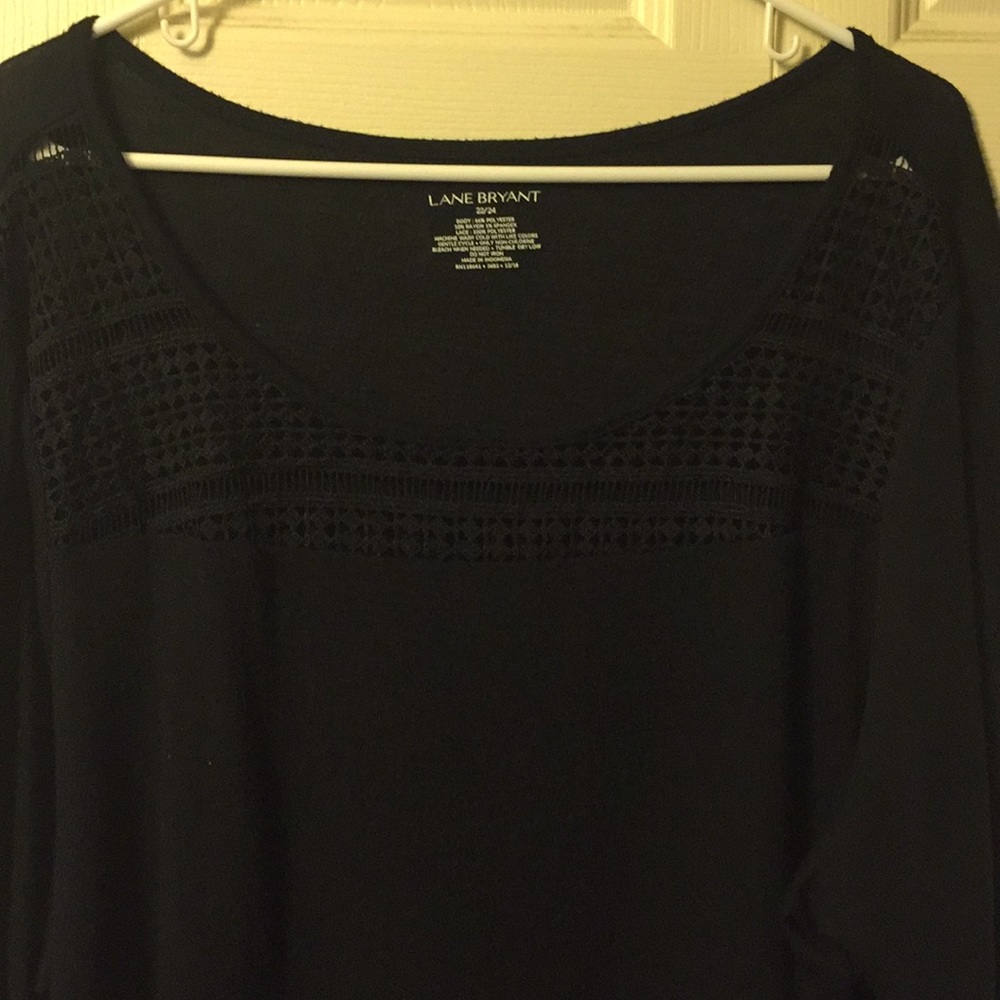 Lane Bryant peekaboo long sleeved 22/24 shirt